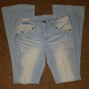 Brand New Amethyst Jeans- White wash
